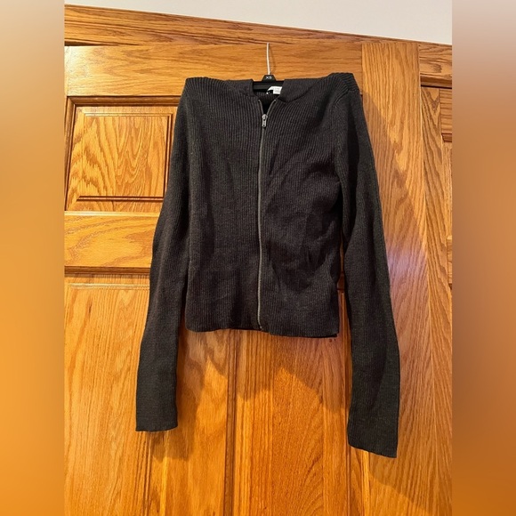 American Eagle - Cropped Sweater Hoodie - Picture 1 of 3